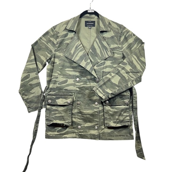 Lucky Brand Jackets & Blazers - Lucky Brand Jacket Women's S Camo Button Field Utility Military Army Grunge‎